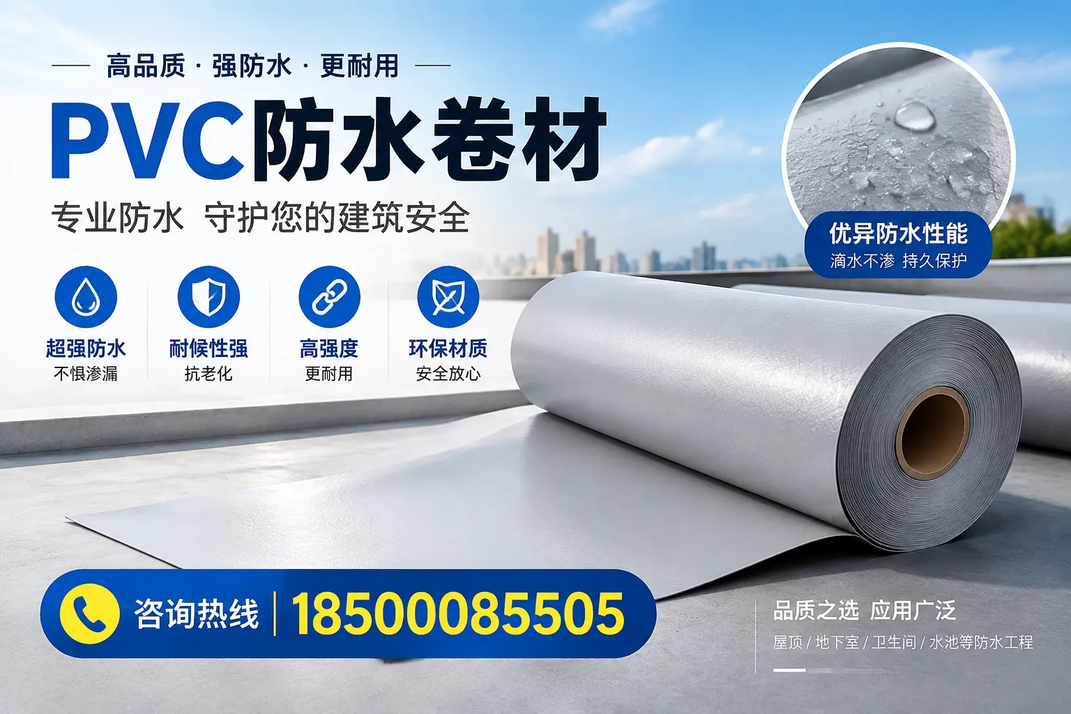 保亭地区pvc防水卷材的市场现状与发展趋势